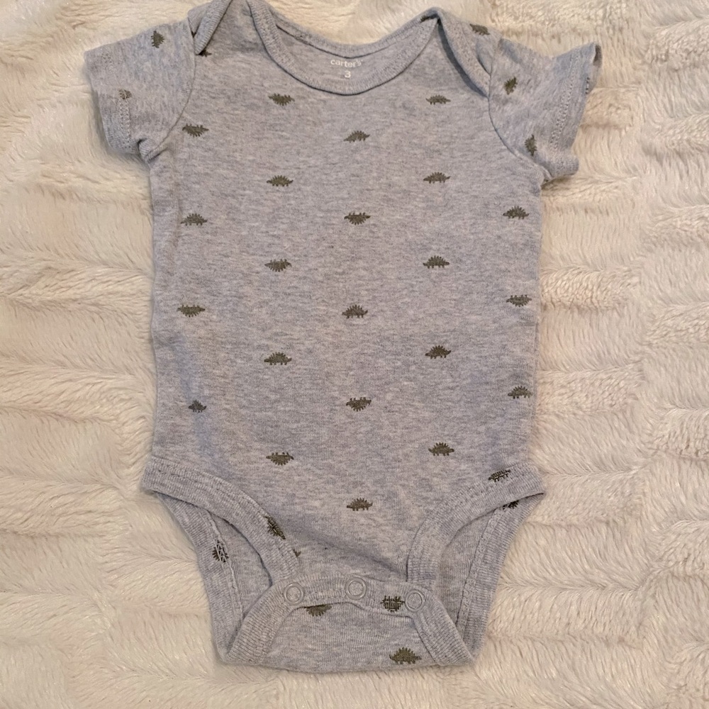 Grey Dino onesie!